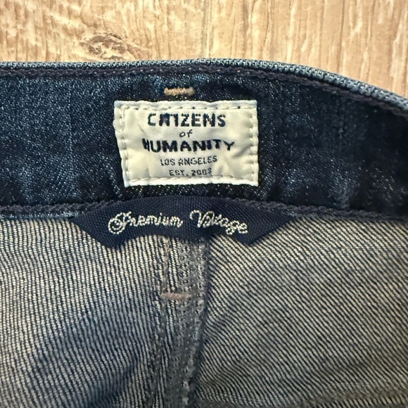 Citizens Of Humanity Fleetwood Crop High Rise Flare Jeans Size 28 - Picture 6 of 12